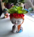Decoratie meisje - handgeschilderd