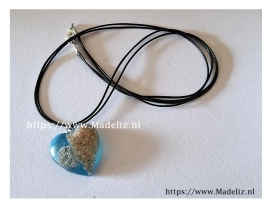 Hart hanger met As - compleet met ketting