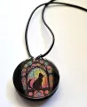 Mystieke kat -  met ketting