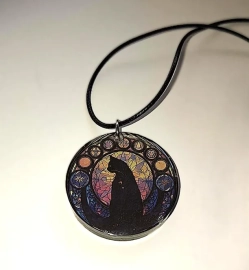 Mystieke kat - complete ketting
