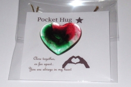 Rood/groen tinten - pocket hug