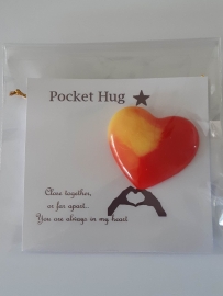 Rood - geel Pocket hug